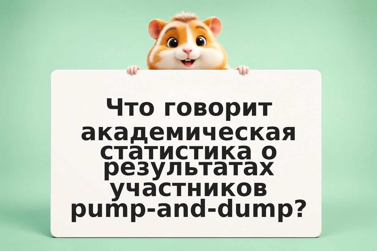 Статистика pump-and-dump групп: вероятность выигрыша и реальные потери участнико