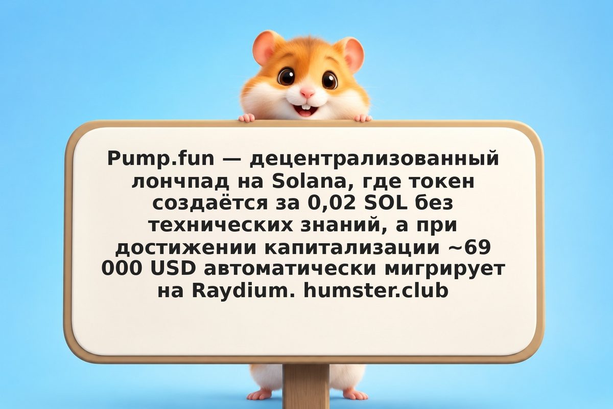 Pump.fun: пошаговая инструкция — от запуска токена до торговли на Raydium