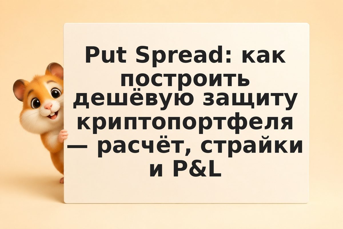 Put Spread: как построить дешёвую защиту криптопортфеля — расчёт, страйки и P&L