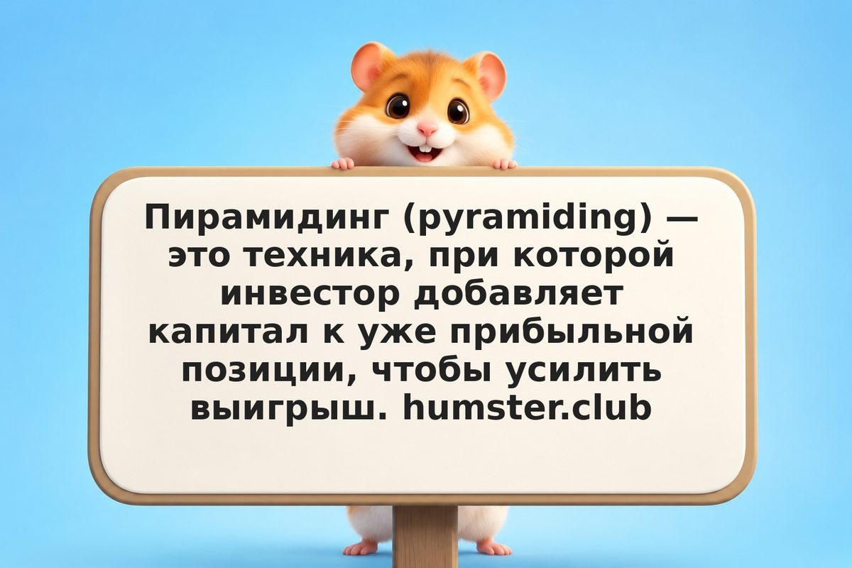 Пирамидинг: усиление прибыльной позиции