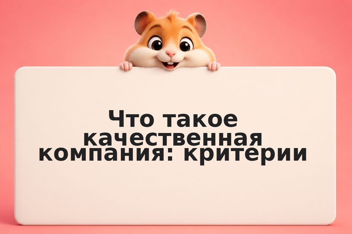 Что такое качественная компания: критерии