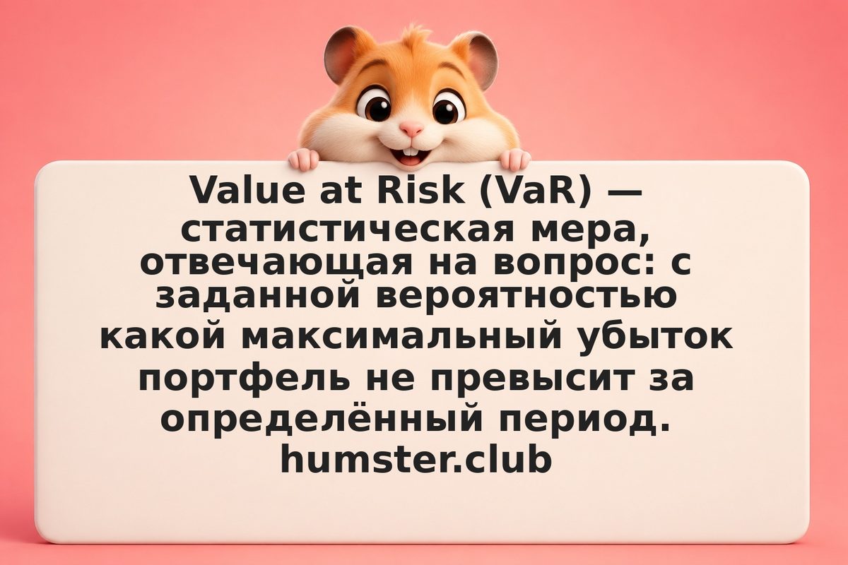 Value at Risk (VaR): расчёт максимального убытка, вероятность и доверительные ин