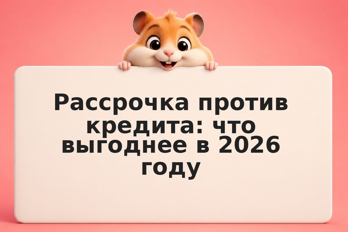 Рассрочка против кредита: что выгоднее в 2026 году