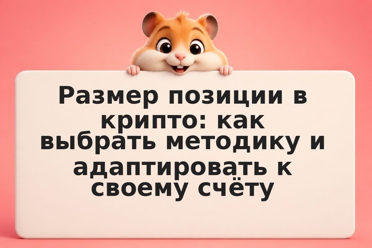 Размер позиции в крипто: как выбрать методику и адаптировать к своему счёту