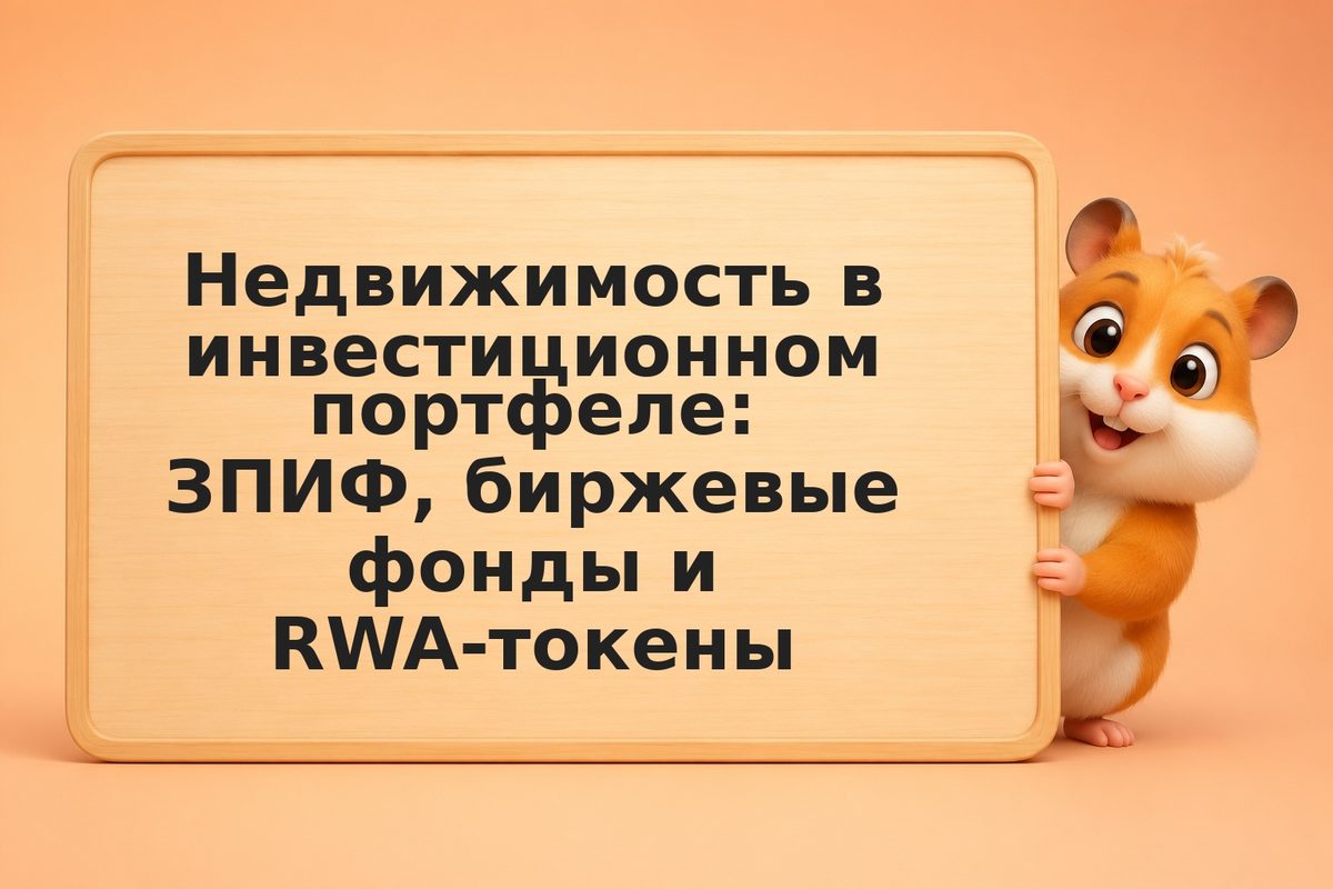 Недвижимость в инвестиционном портфеле: ЗПИФ, биржевые фонды и RWA-токены