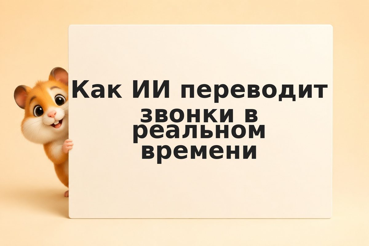 Как ИИ переводит звонки в реальном времени