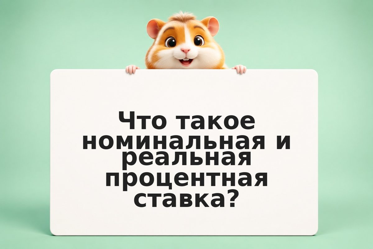Реальная vs номинальная процентная ставка
