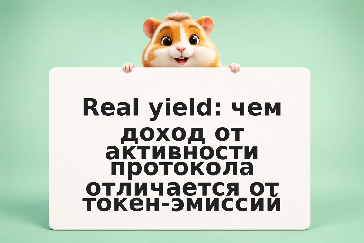 Real yield: чем доход от активности протокола отличается от токен-эмиссий