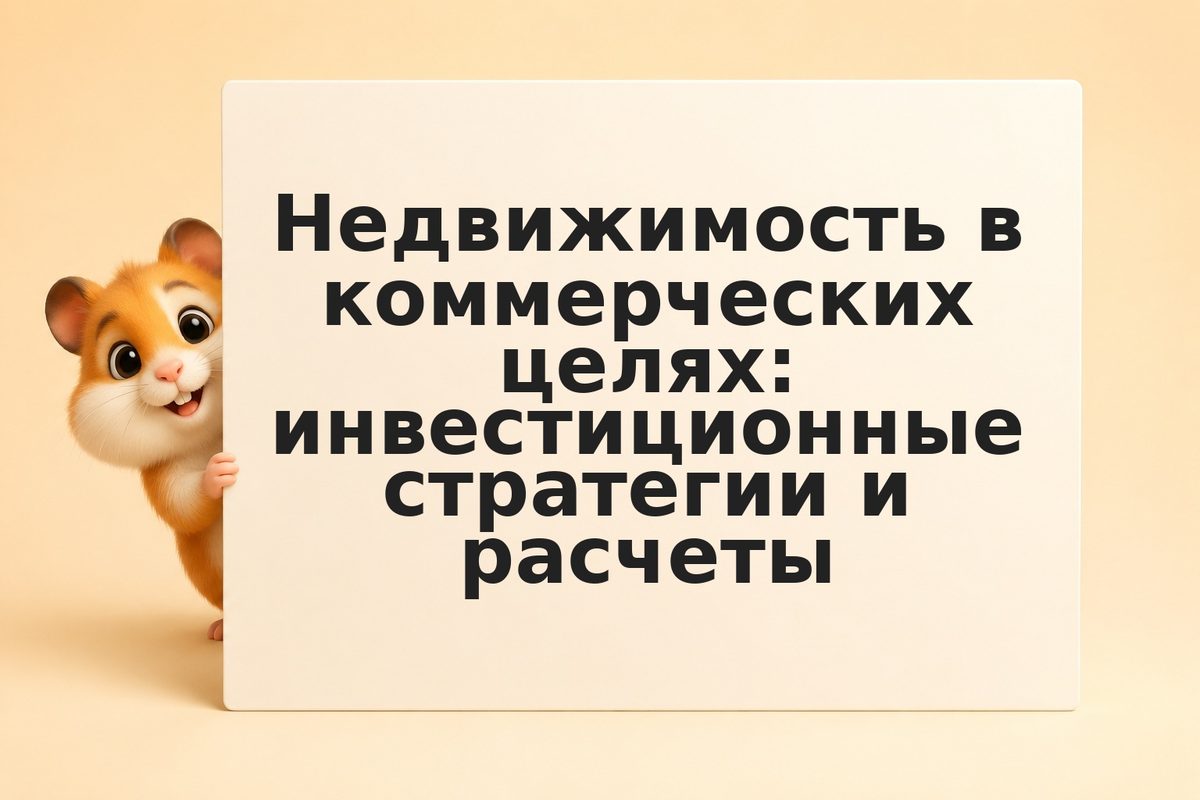 Недвижимость в коммерческих целях: инвестиционные стратегии и расчеты