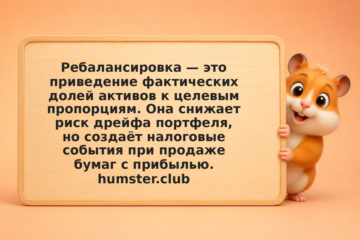 Ребалансировка портфеля в 2026: триггеры, налоги и алгоритм действий