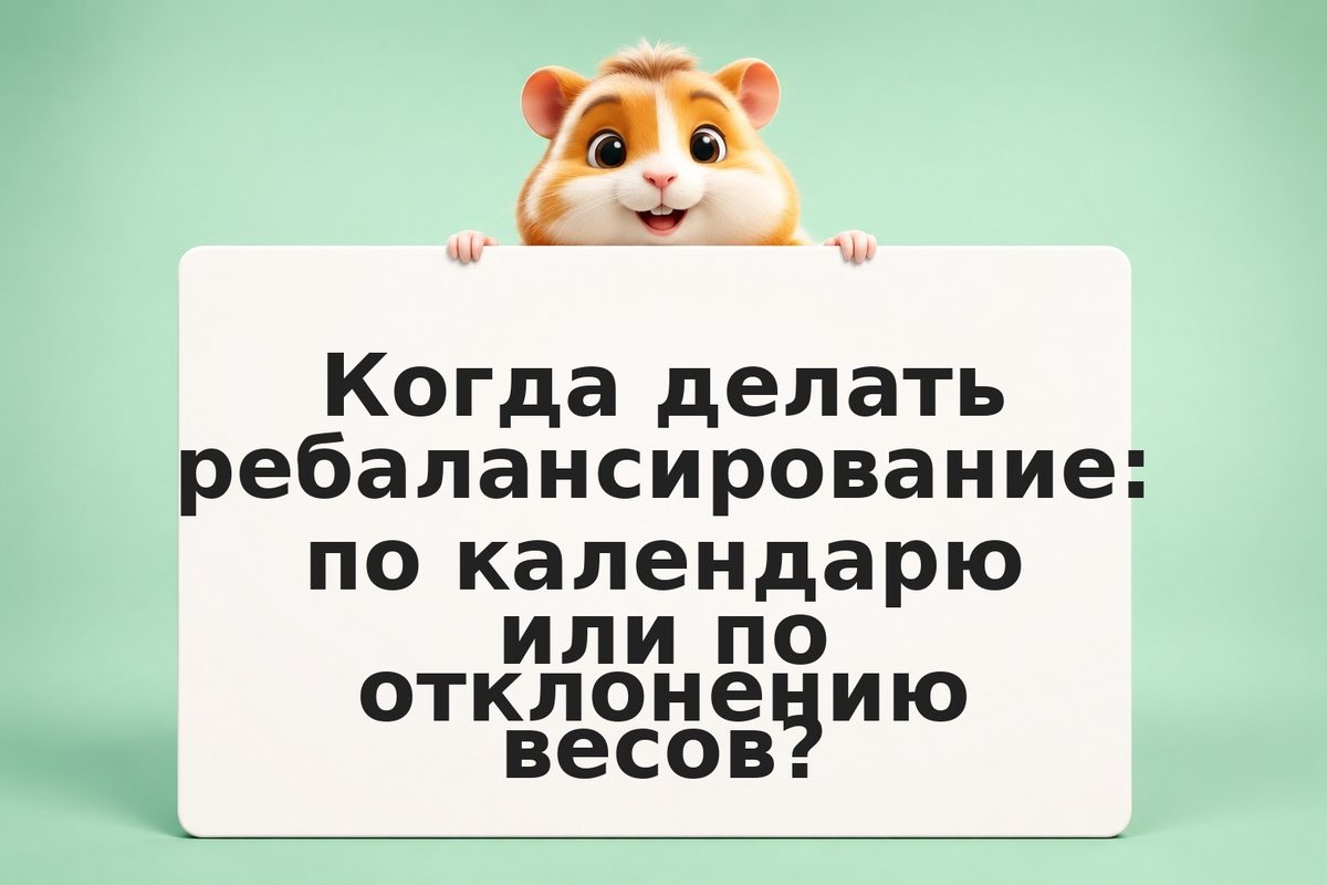 Ребалансирование портфеля на ИИС-3: когда пересчитывать веса, как использовать у