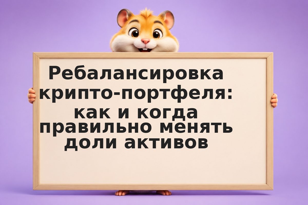 Ребалансировка крипто-портфеля: как и когда правильно менять доли активов