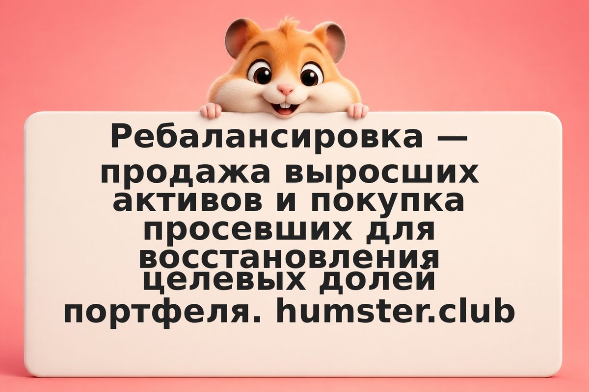 Ребалансировка крипто-портфеля: как и когда правильно менять доли активов