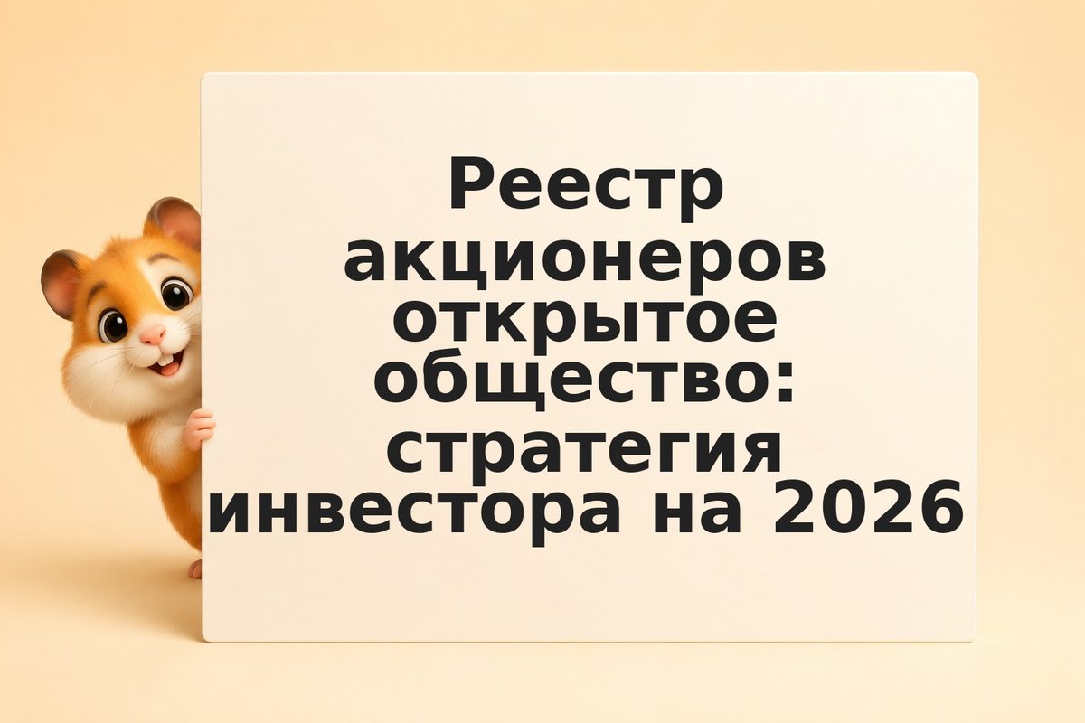 Реестр акционеров открытое общество: стратегия инвестора на 2026