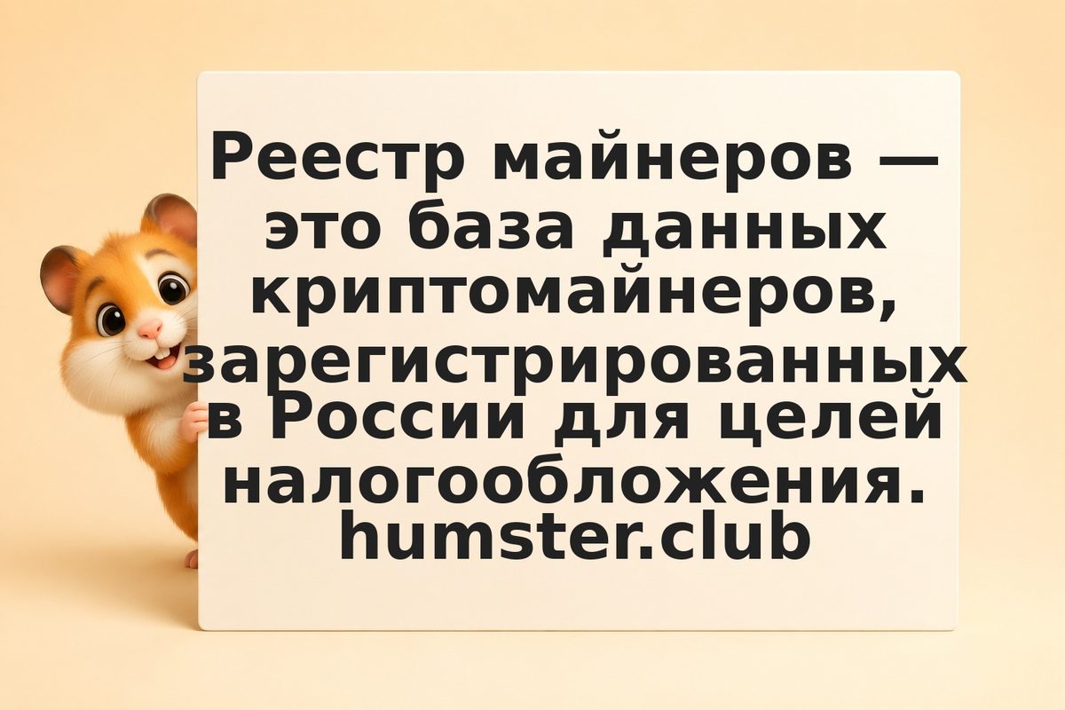 Как зарегистрироваться в реестре майнеров РФ: пошаговая инструкция