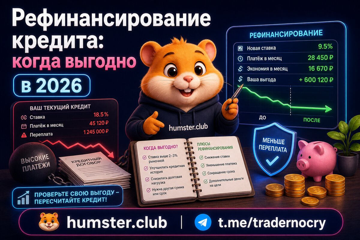 Рефинансирование кредита: когда выгодно