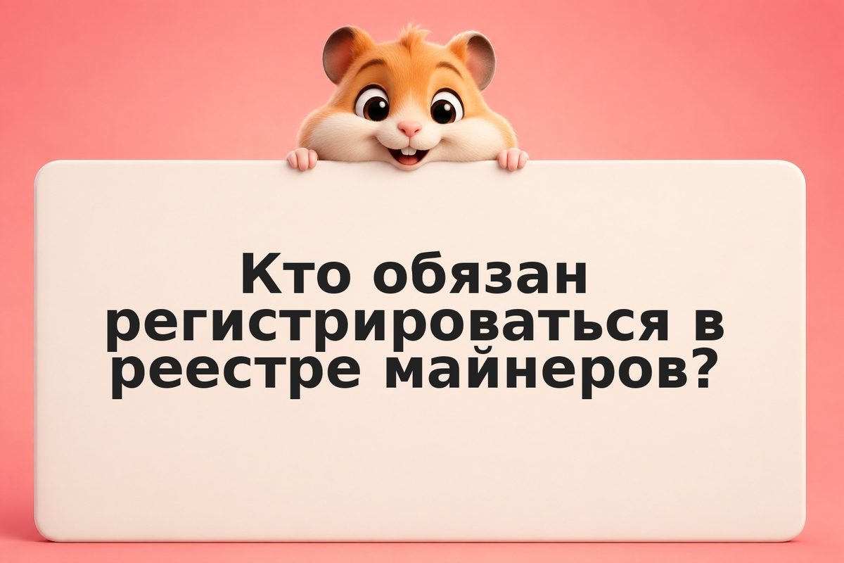 Регистрация в реестре майнеров ФНС: пошаговая инструкция 2026