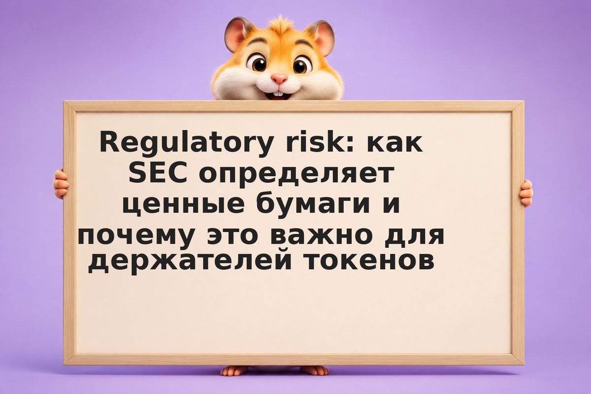Regulatory risk: как SEC определяет ценные бумаги и почему это важно для держате