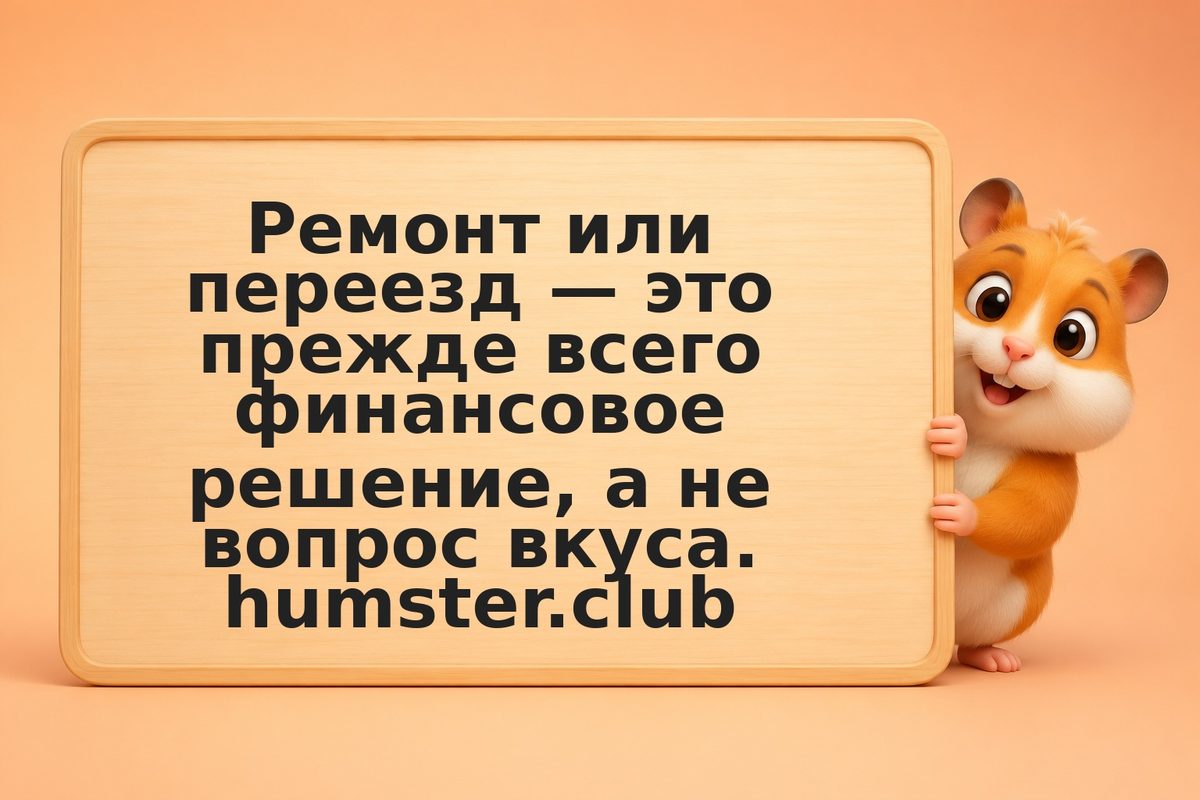 Ремонт или переезд: что выгоднее