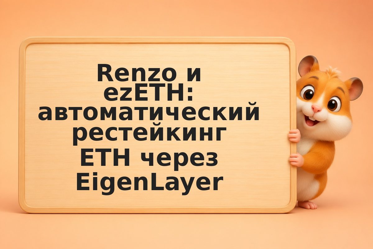 Renzo и ezETH: автоматический рестейкинг ETH через EigenLayer