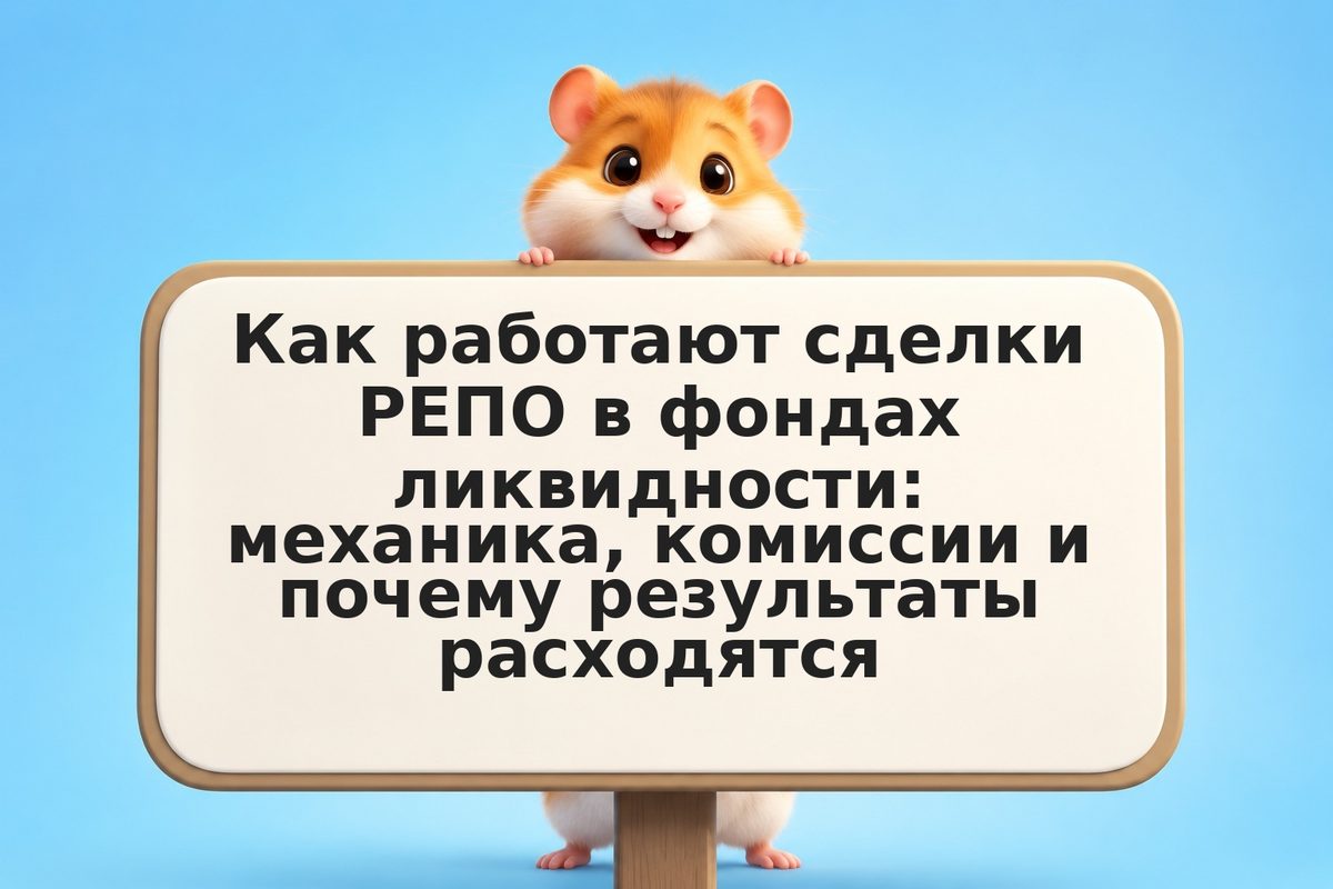 Как работают сделки РЕПО в фондах ликвидности: механика, комиссии и почему резул
