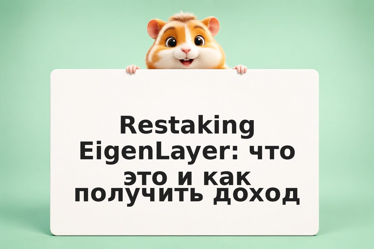 Restaking EigenLayer: что это и как получить доход