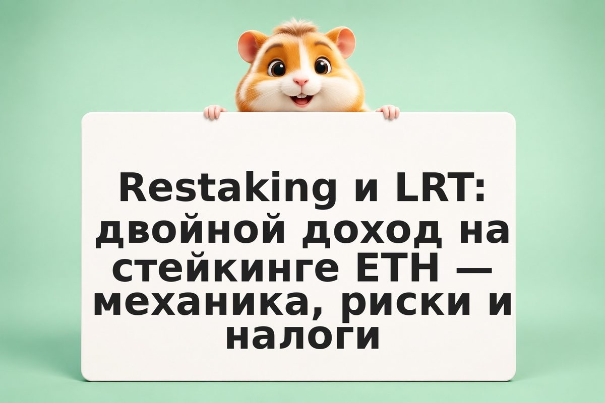Restaking и LRT: двойной доход на стейкинге ETH — механика, риски и налоги