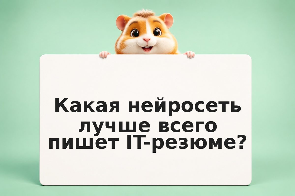 Шаблон резюме для IT-специалистов с помощью нейросетей