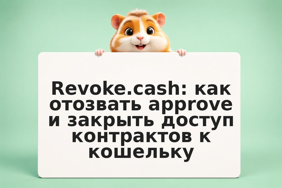 Revoke.cash: как отозвать approve и закрыть доступ контрактов к кошельку