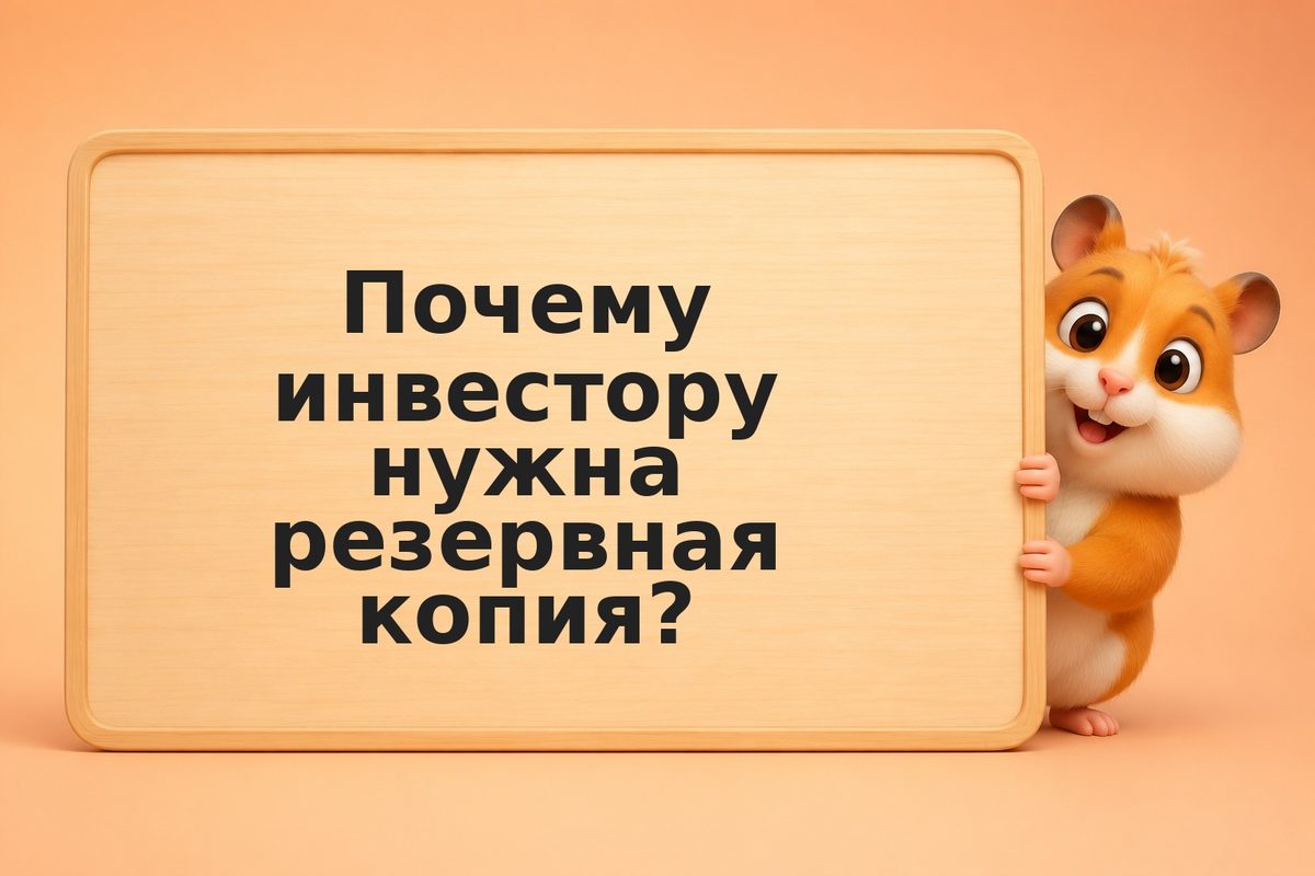 Резервное копирование данных инвестора: облако, диск и цифровые активы