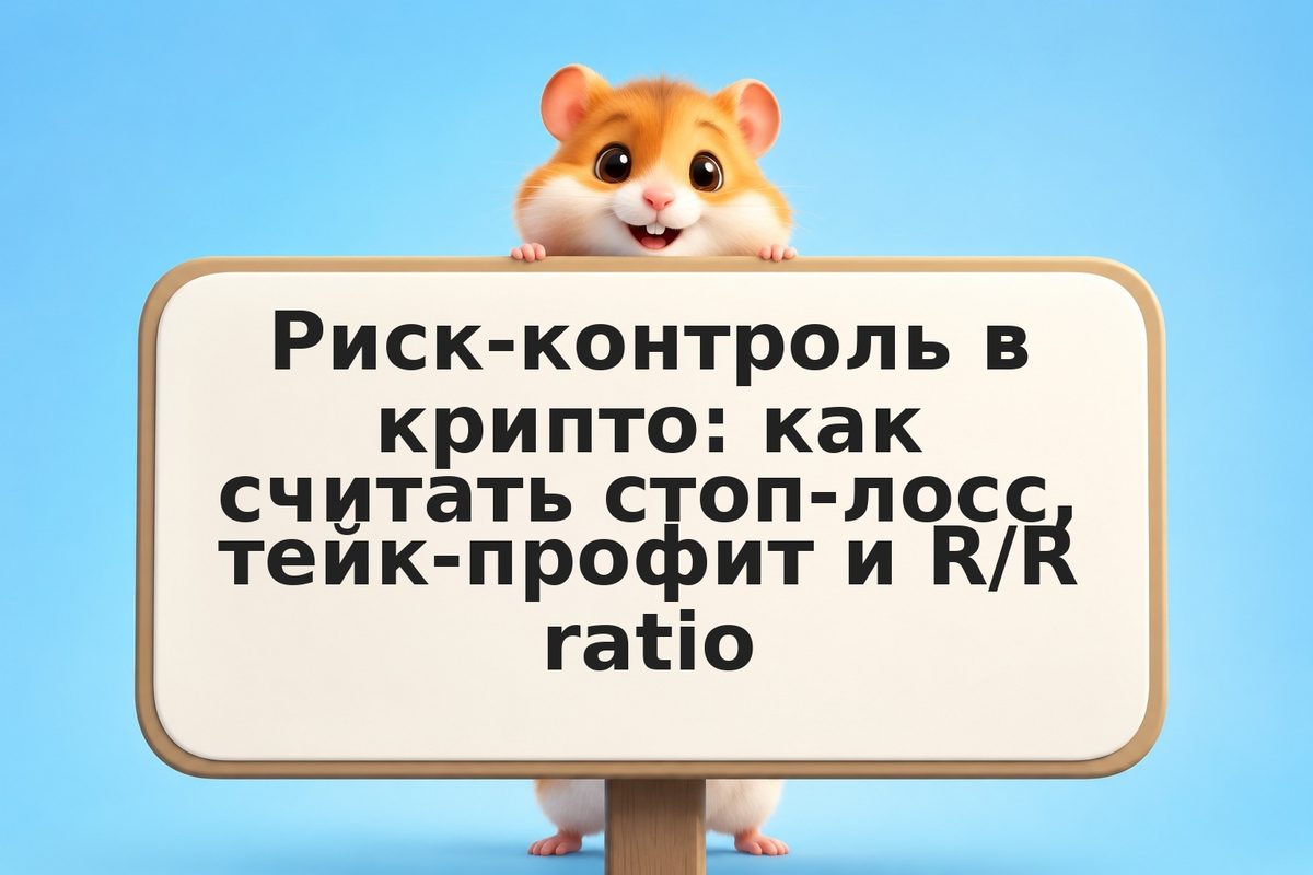 Риск-контроль в крипто: как считать стоп-лосс, тейк-профит и R/R ratio
