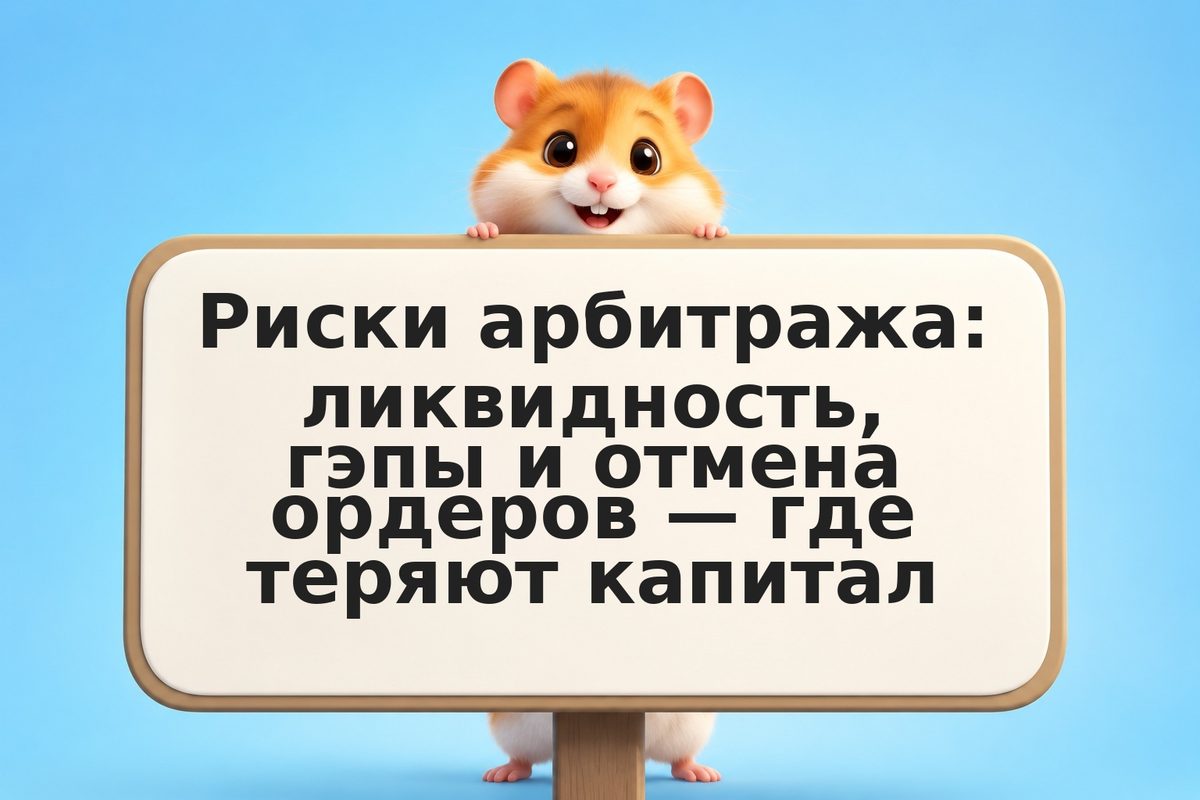 Риски арбитража: ликвидность, гэпы и отмена ордеров — где теряют капитал