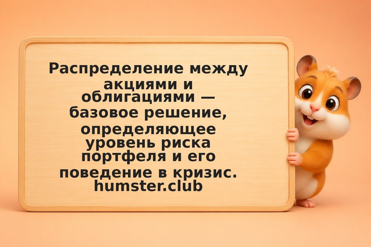 Оптимизатор портфеля: соотношение риск-доход между акциями и облигациями