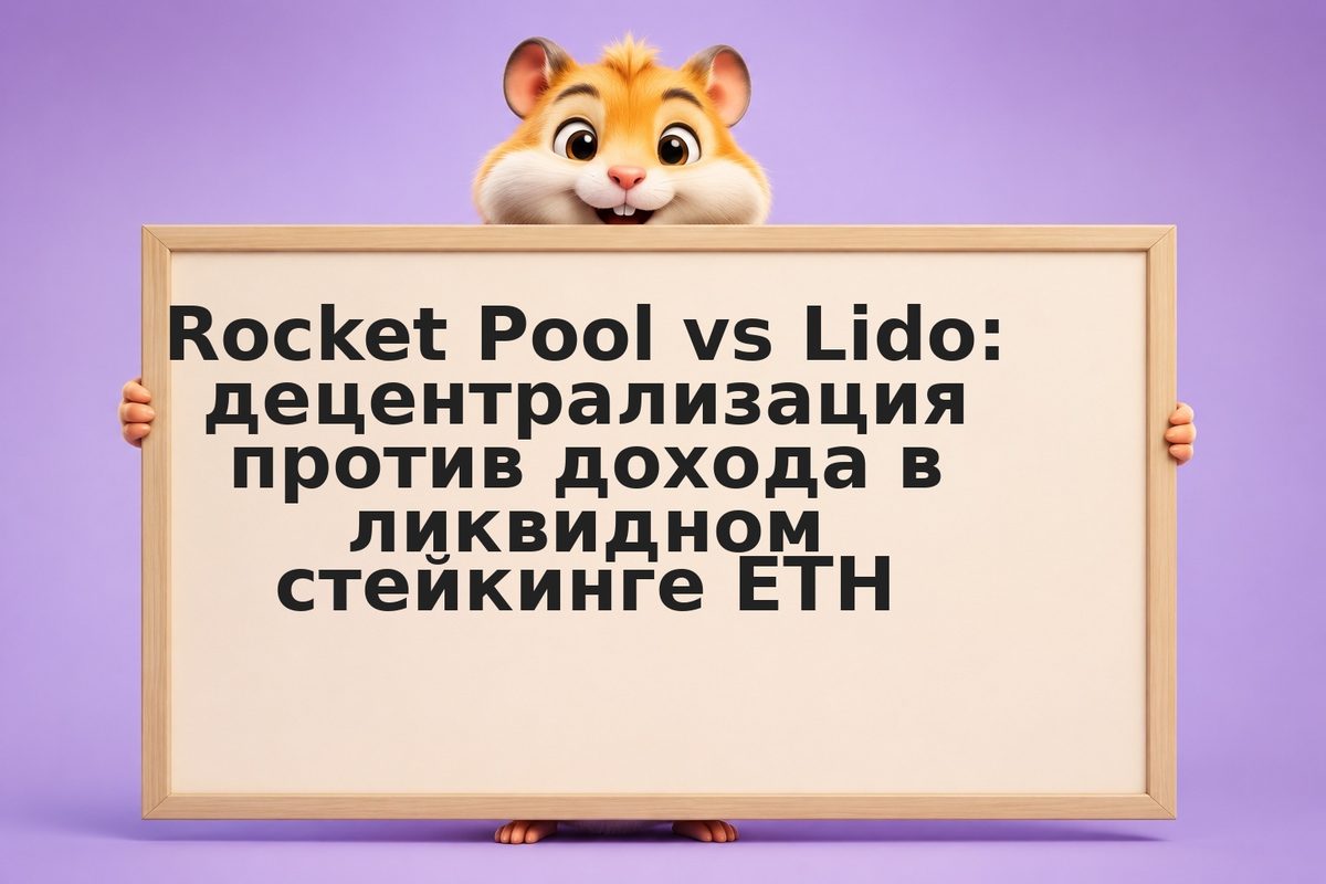 Rocket Pool vs Lido: децентрализация против дохода в ликвидном стейкинге ETH