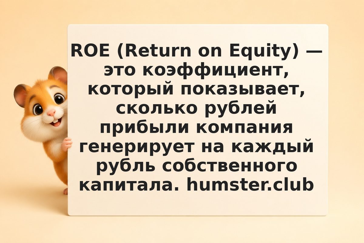 ROE: рентабельность собственного капитала