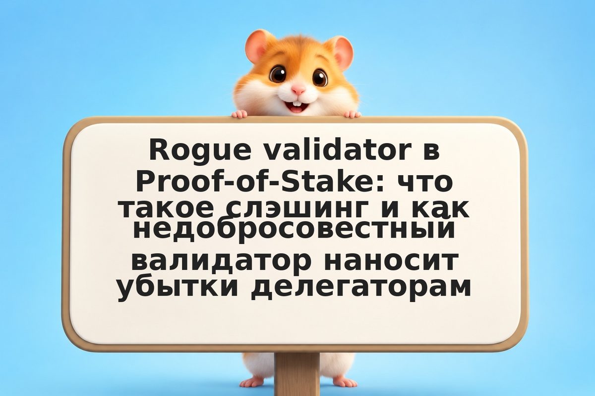 Rogue validator в Proof-of-Stake: что такое слэшинг и как недобросовестный валид