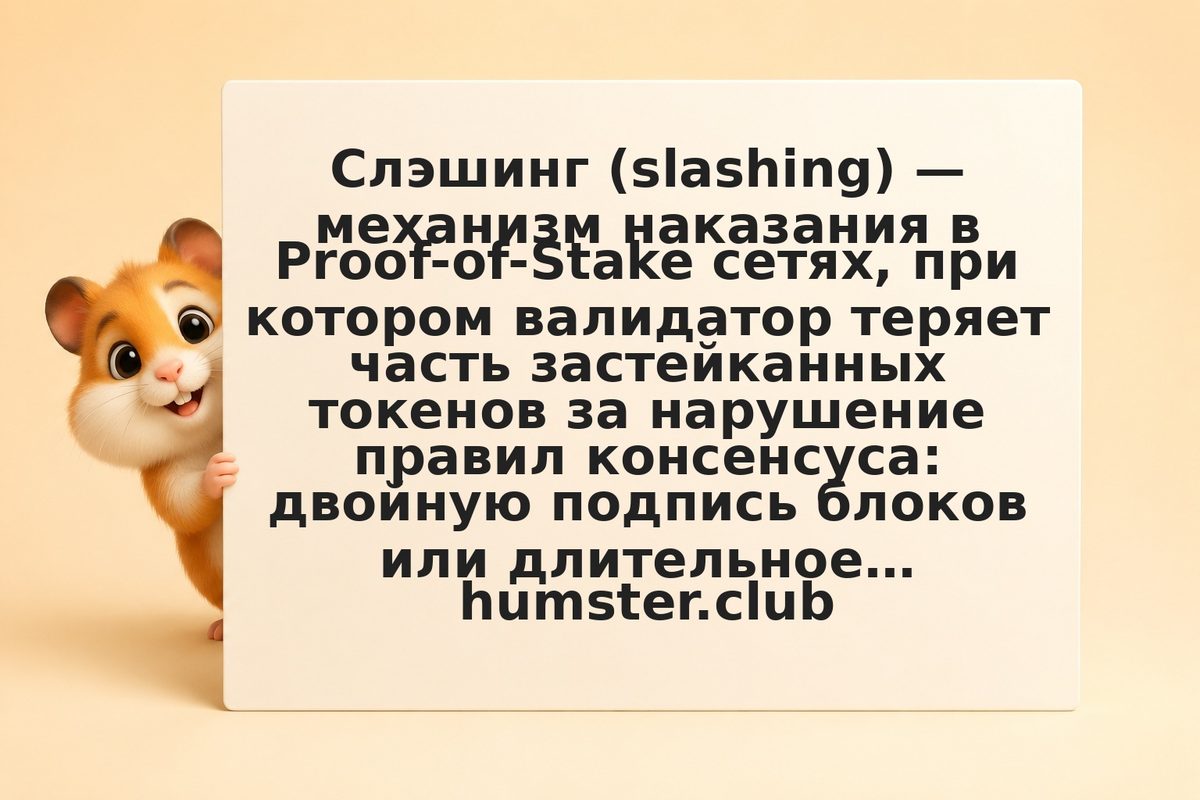 Rogue validator в Proof-of-Stake: что такое слэшинг и как недобросовестный валид