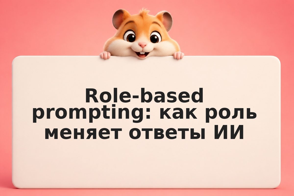 Role-based prompting: как роль меняет ответы ИИ