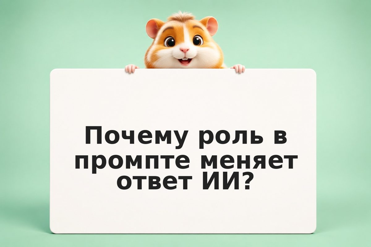 Role-based prompting: как роль меняет ответы ИИ