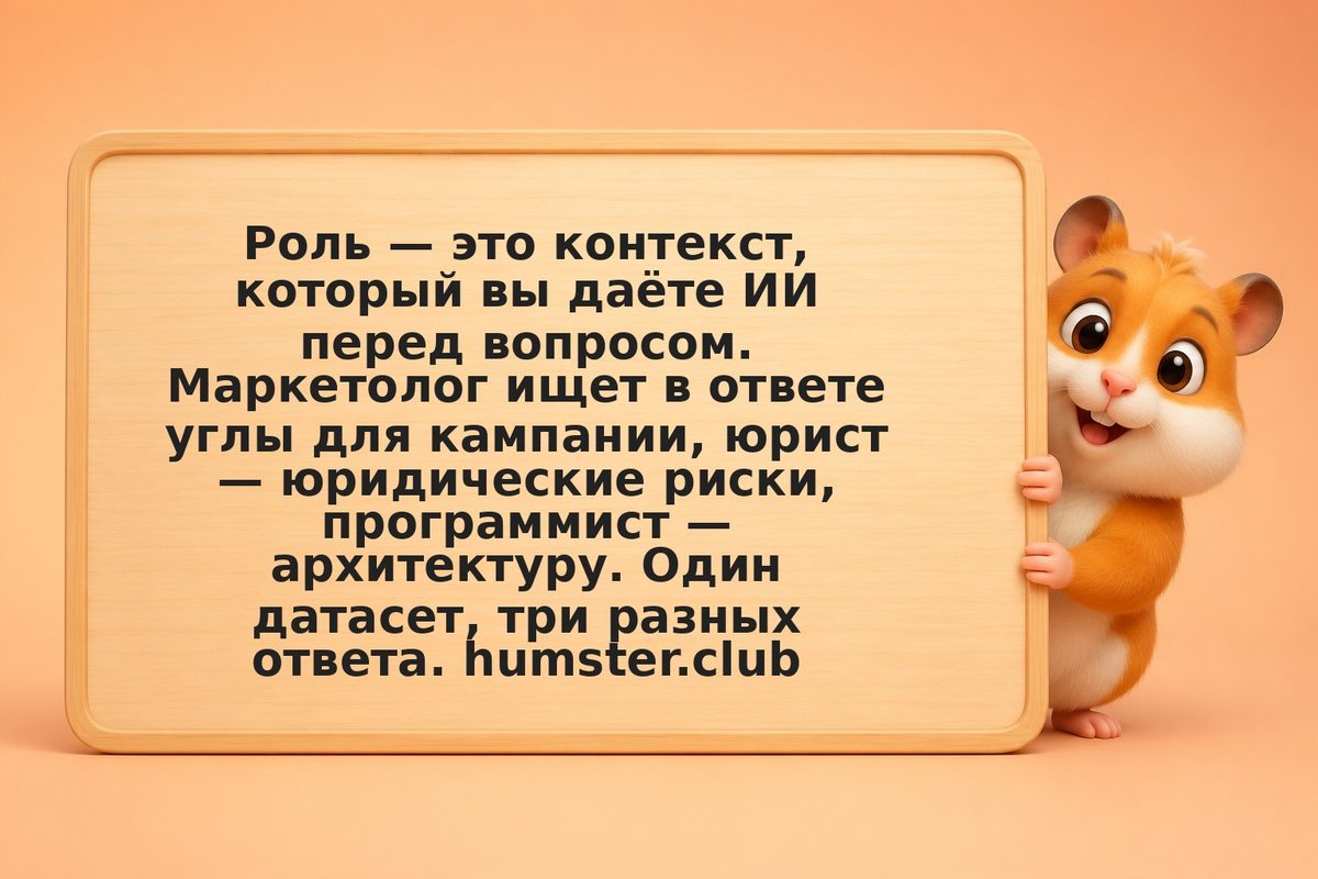 Role-based prompting: как роль меняет ответы ИИ