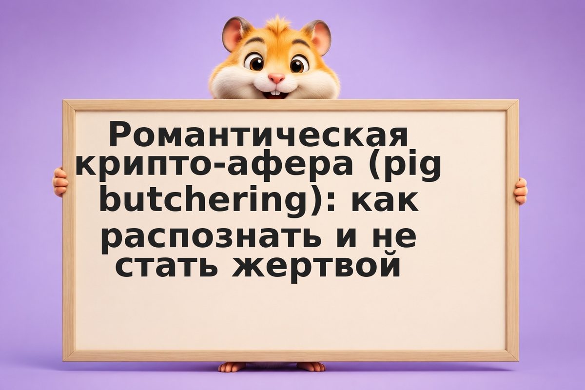 Романтическая крипто-афера (pig butchering): как распознать и не стать жертвой