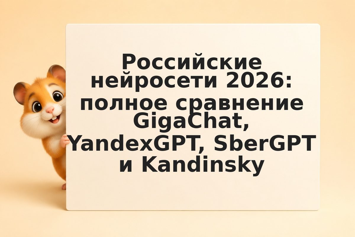 Российские нейросети 2026: полное сравнение GigaChat, YandexGPT, SberGPT и Kandi