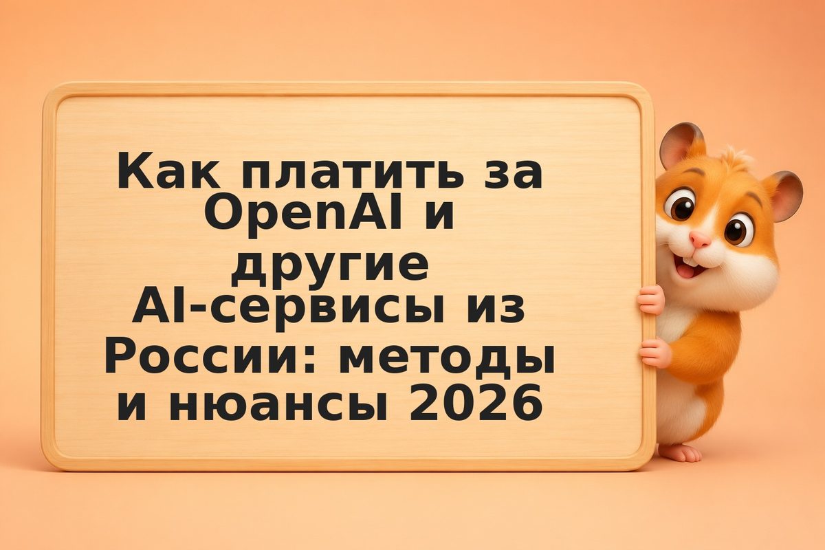 Как платить за OpenAI и другие AI-сервисы из России: методы и нюансы 2026