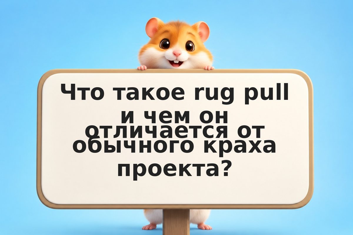 Rug pull в крипте: 5 красных флагов, которые предупреждают об обвале проекта