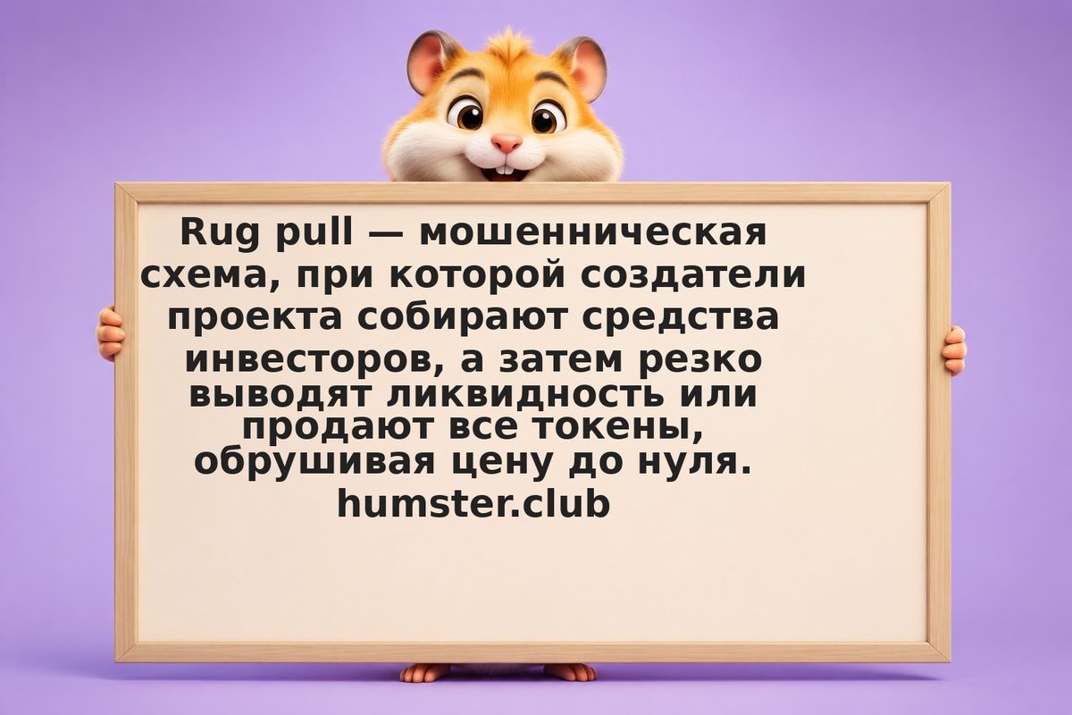 Rug pull в крипте: 5 красных флагов, которые предупреждают об обвале проекта