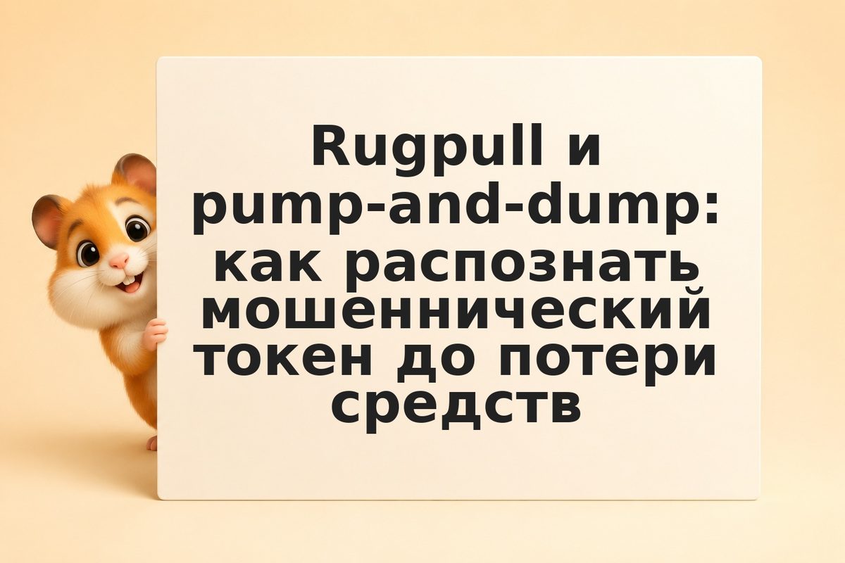 Rugpull и pump-and-dump: как распознать мошеннический токен до потери средств