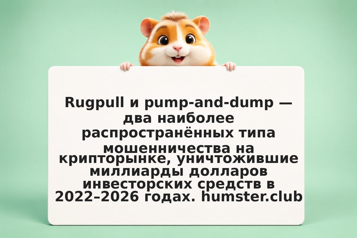 Rugpull и pump-and-dump: как распознать мошеннический токен до потери средств
