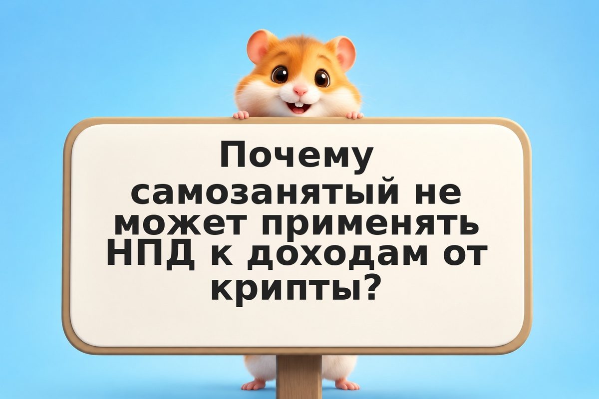 Самозанятость и криптовалюта: почему режим НПД не подходит для крипто-доходов