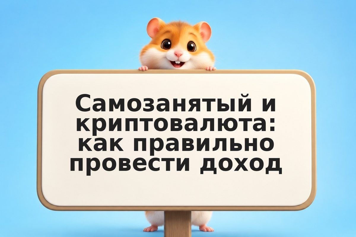 Самозанятый и криптовалюта: как правильно провести доход