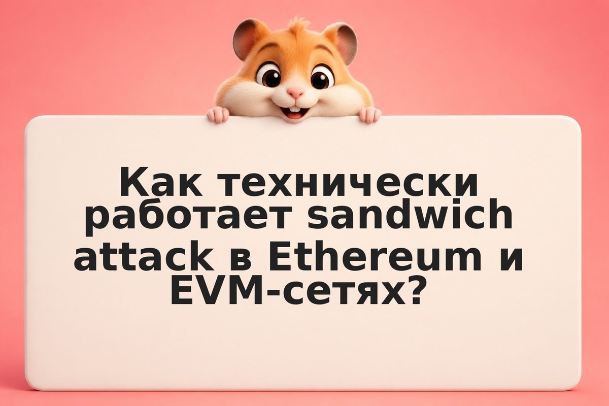 Sandwich attack: когда MEV-бот видит ваш своп в mempool и атакует первым